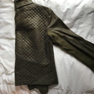 Jackets & Coats - Size small, green suede army jacket Jackets & Coats - Size small, green suede army jacket